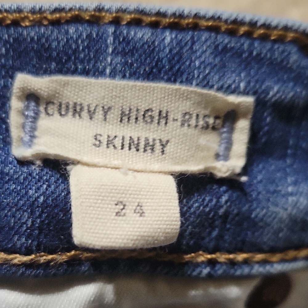 🌞Madewell Women's Curvy High Rise Blue Jeans 24 - Picture 6 of 8